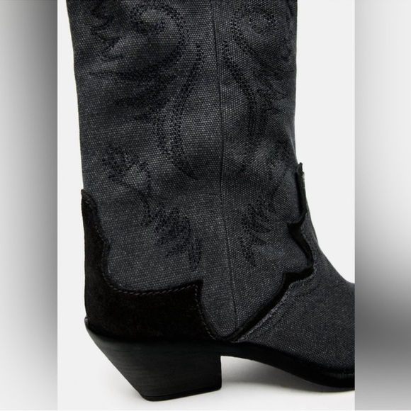 ZARA EMBROIDERED HEELED
COWBOY BOOTS, US size 8 - Picture 11 of 13